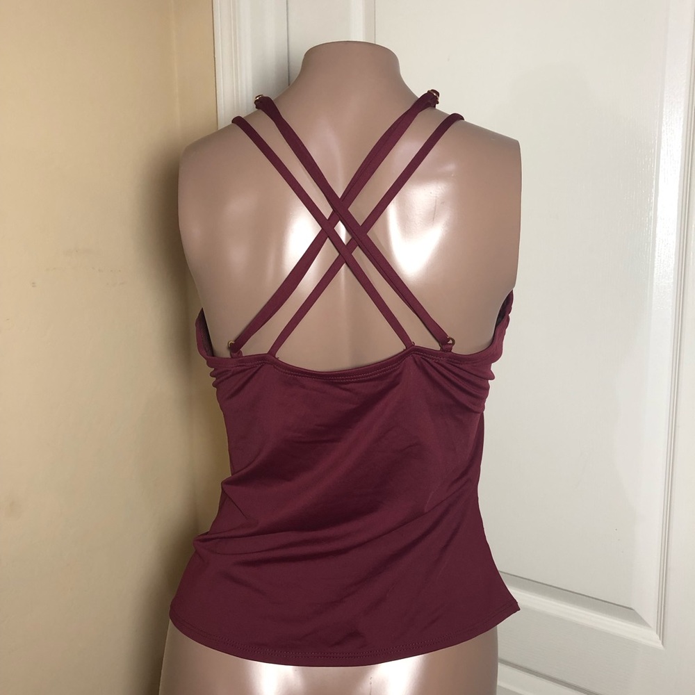 La Blanca Island Goddess UW Dual Strap Tankini Top - Picture 2 of 2